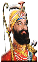 Abb.: Guru <b>Govind Singh</b> (Guru 1675 - 1708) [Bildquelle: ... - kultur13293