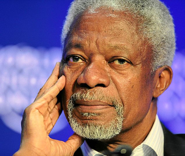 Abb.: <b>Kofi Atta</b> Annan, 2009 [Bildquelle: World Economic Forum <b>...</b> - thai068497