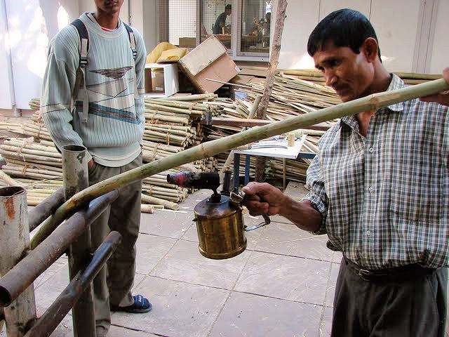 Bambus als Material - Verarbeitung (Architektur für die Tropen)